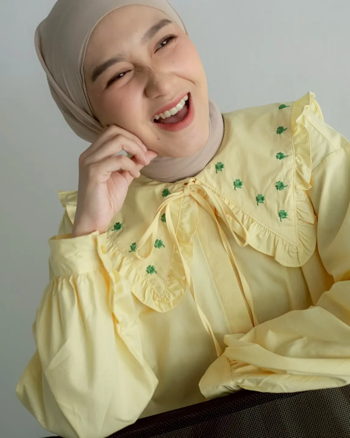 Niamh Shirt Kode 80103 Pale Banana - Image 2
