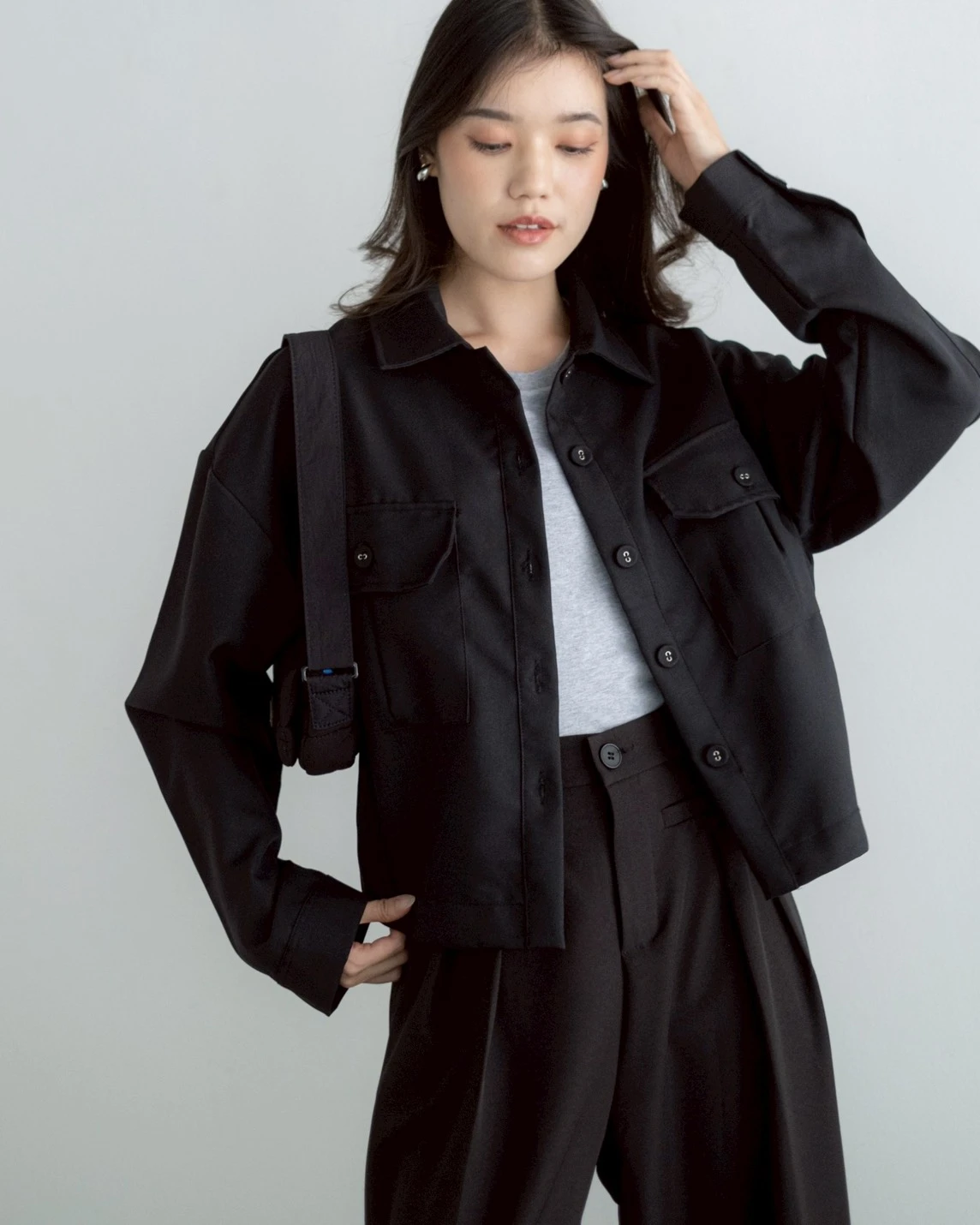 Xoyora Shirt Kode J 032 Black - Image 3