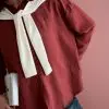 Yamile Shirt Kode 350F Maroon - Image 7