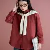 Yamile Shirt Kode 350F Maroon