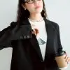 Zayra Blazer Kode 381G Black - Image 3