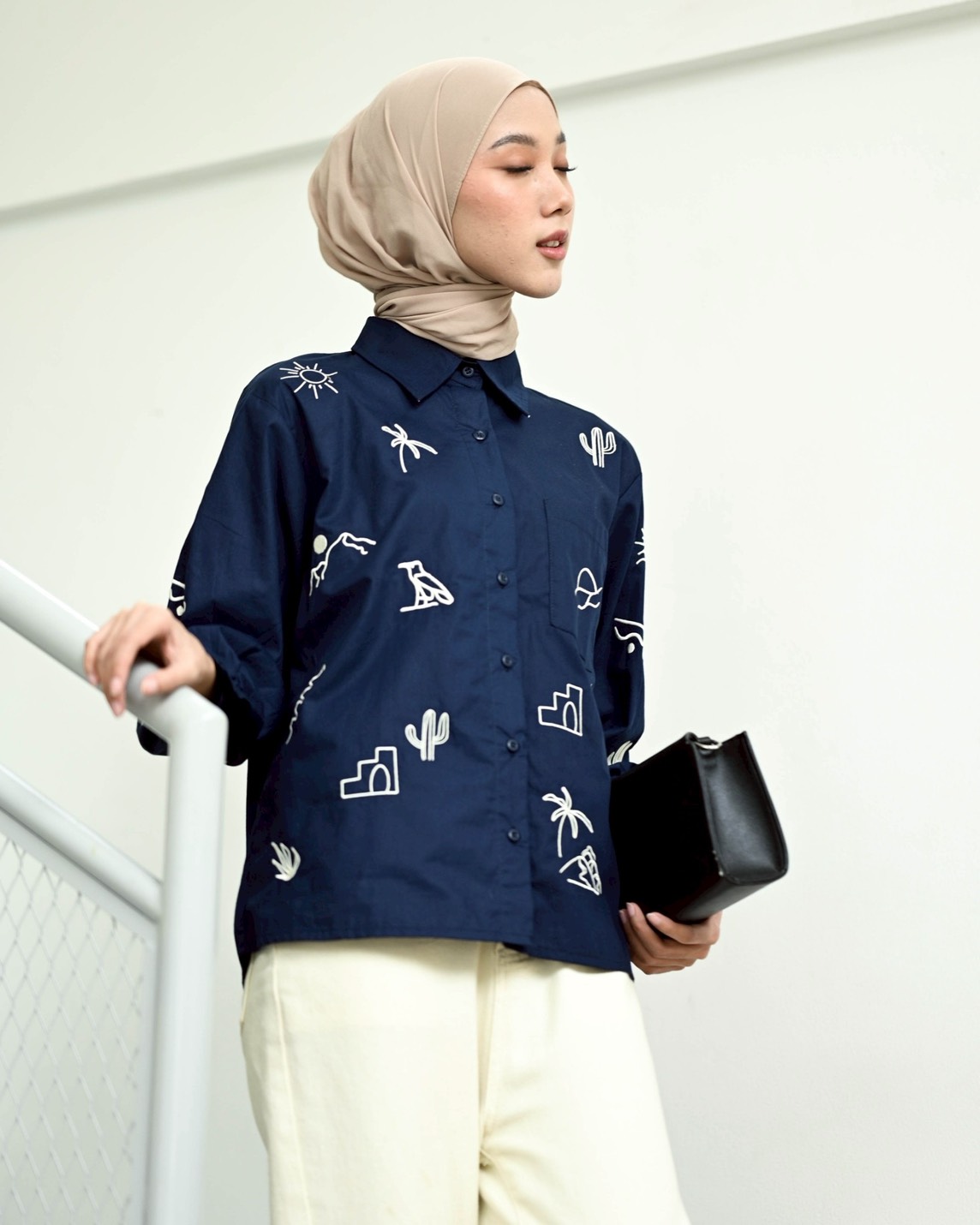 Zoeyna Shirt Midnight Blue