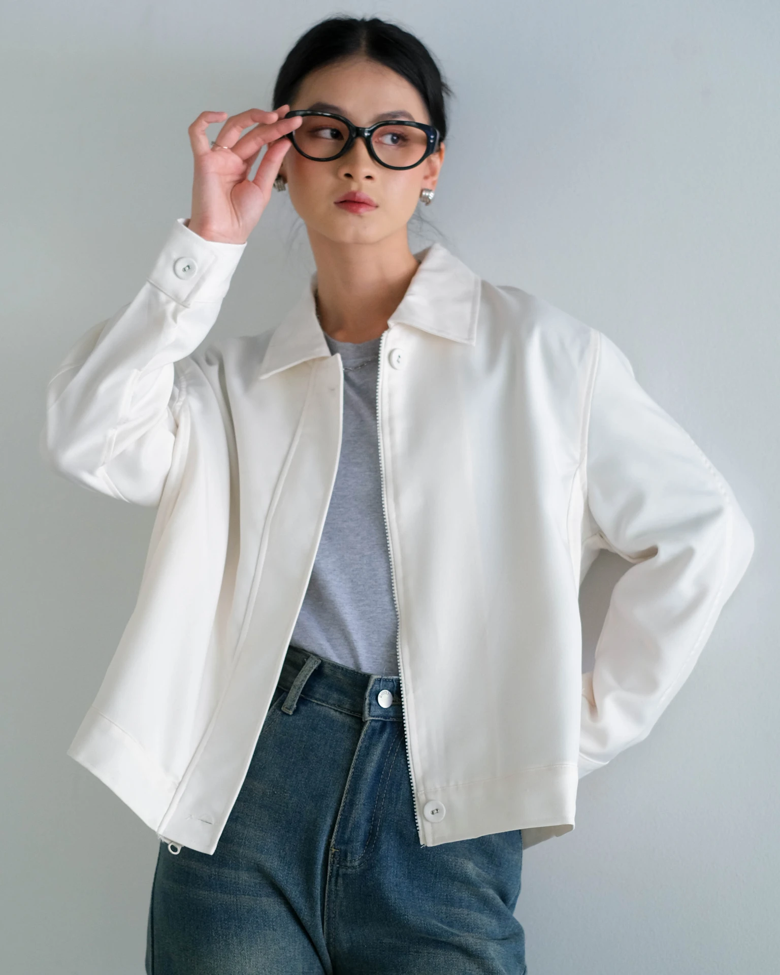 Aluva Jacket Kode J 038 Broken White