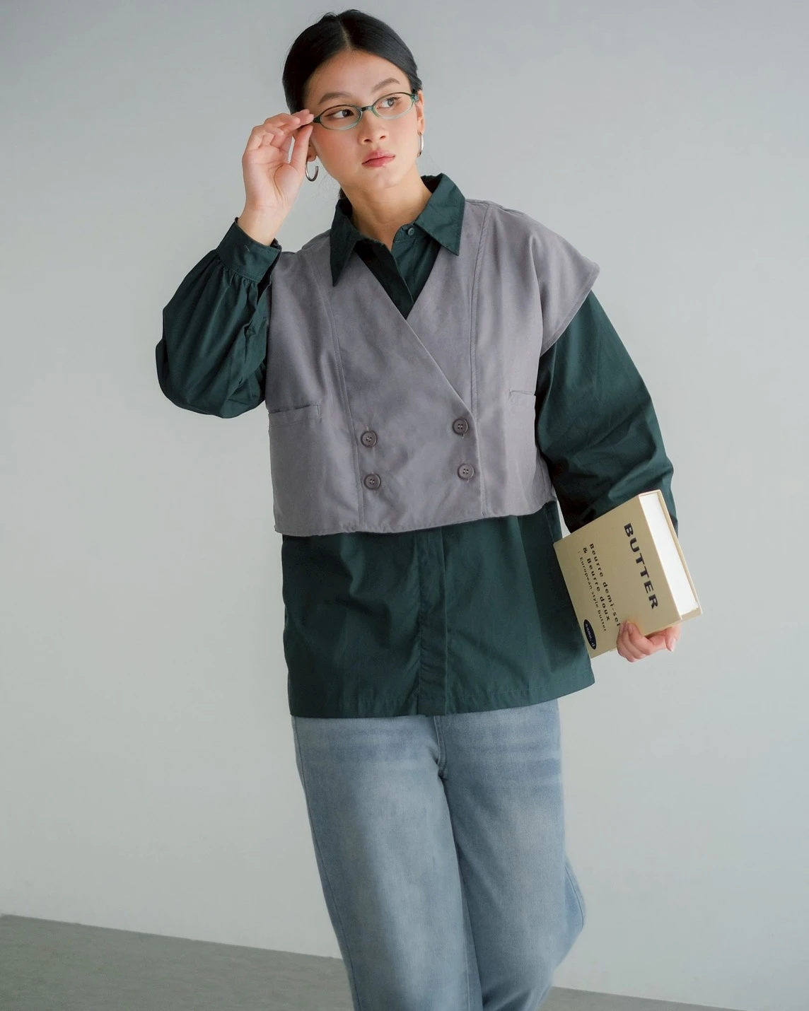 Alternative view of Alpha Shirt Midnight Green