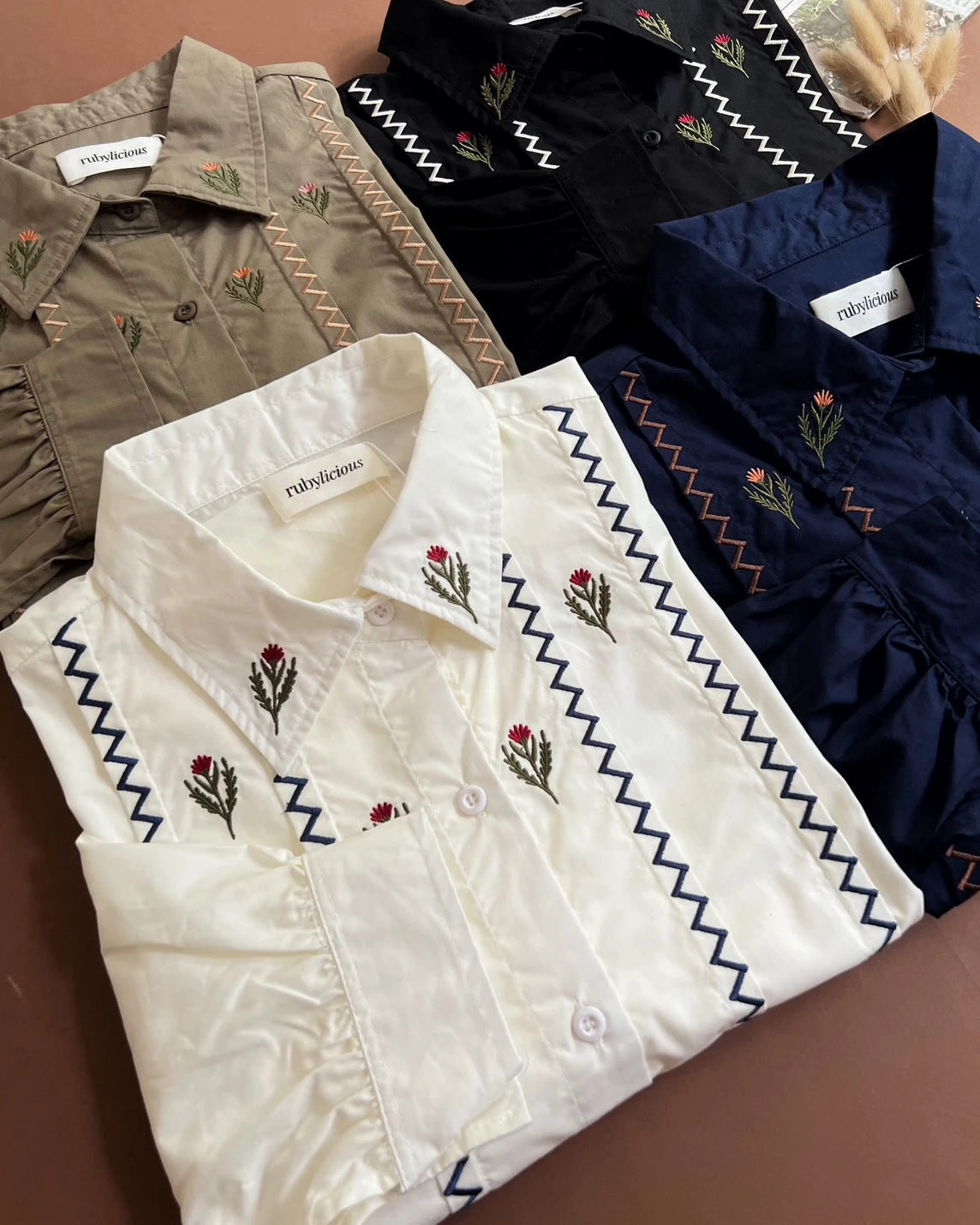 Dhara Shirt Navy - Image 2