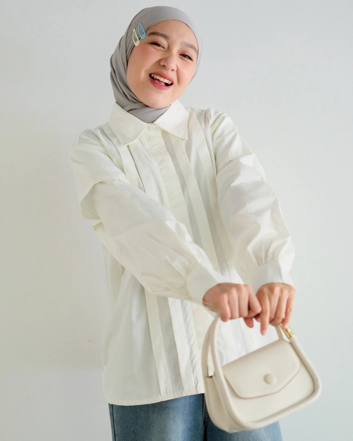 Ellena Shirt Broken White - Image 4