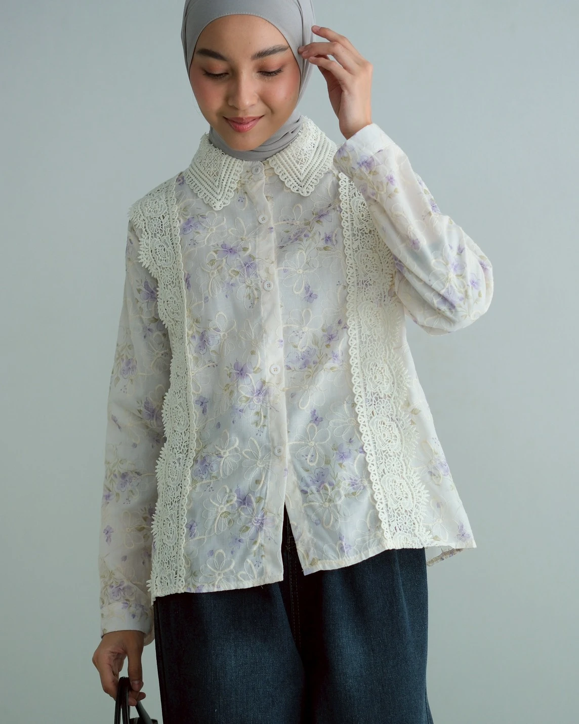 Emma Shirt Kode 79G Purple - Image 4