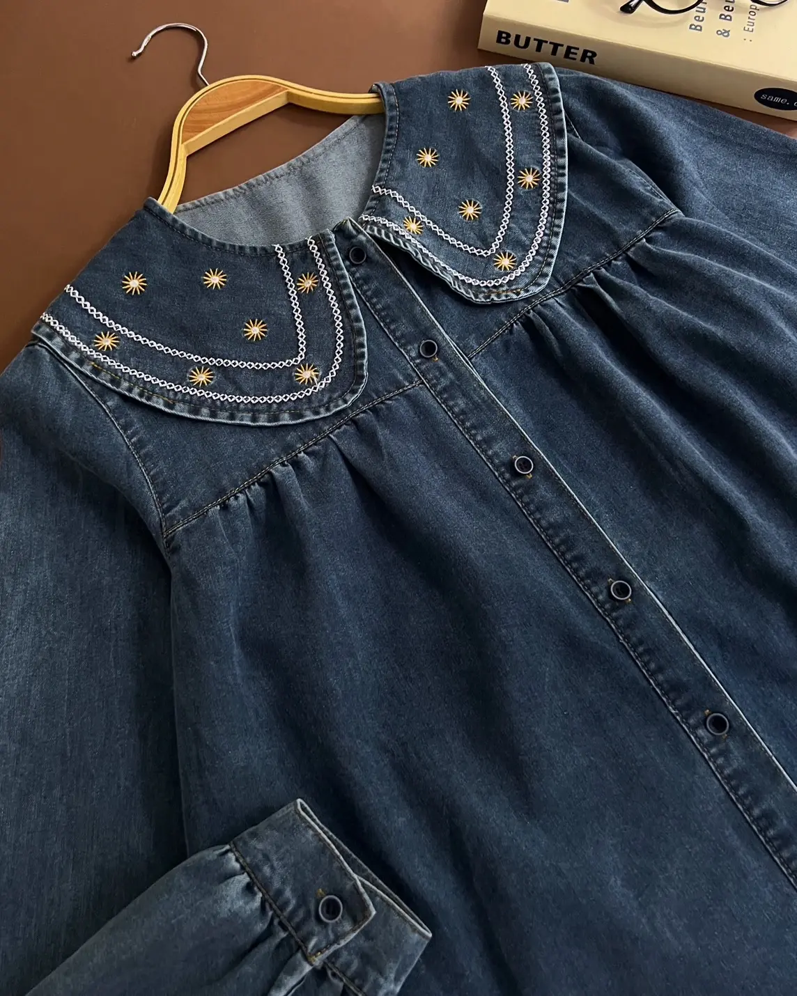 Fexara Denim Shirt Kode 236G Dark Blue - Image 4