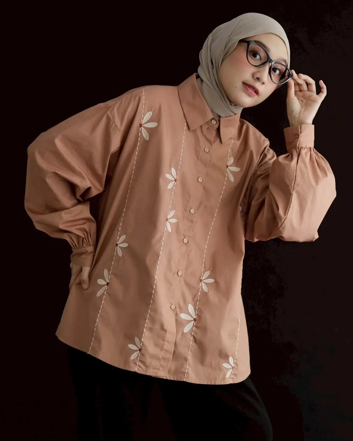Goutre Shirt Kode 20330 Mocca Mouse - Image 6