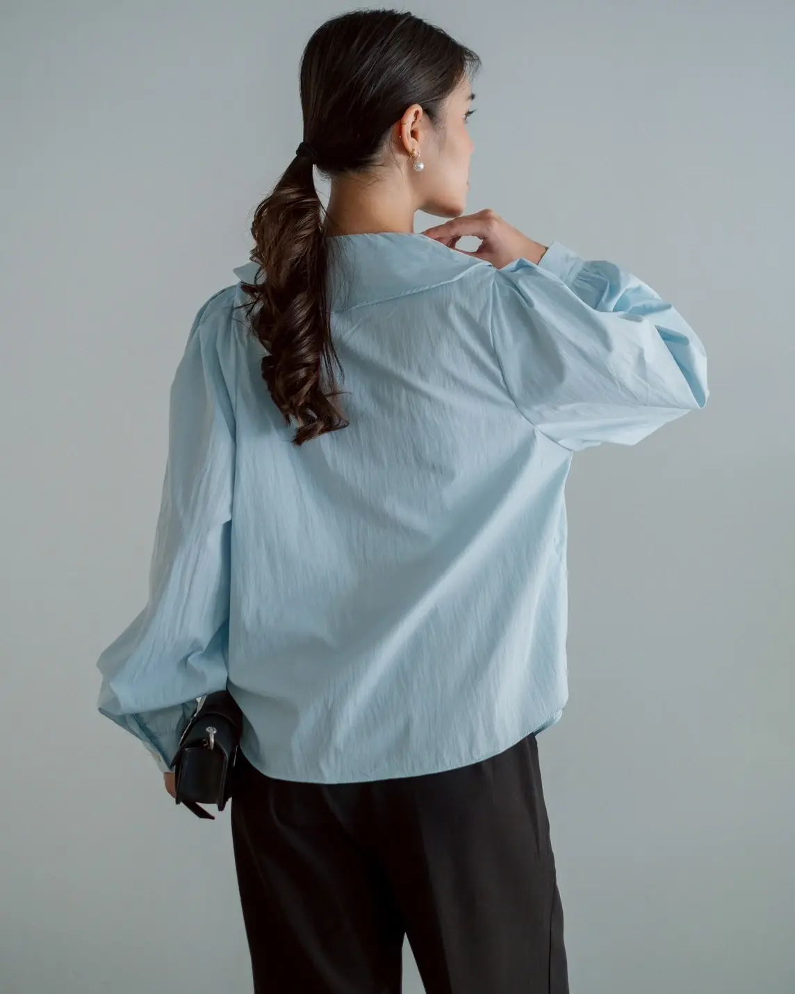 Netra Longsleeve Kode K 047 Blue - Image 3