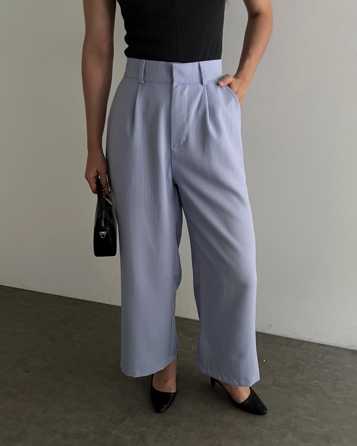 Noira Stripe Pants Kode 25404 Blue - Image 2