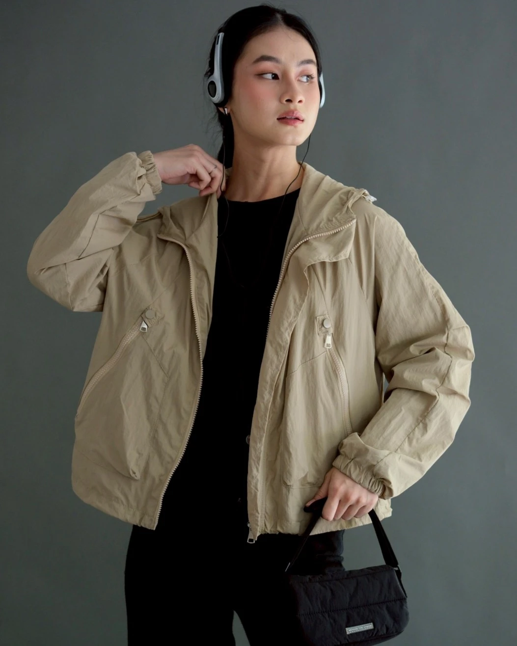 Zakia Jacket Kode 85G Khaki - Image 2