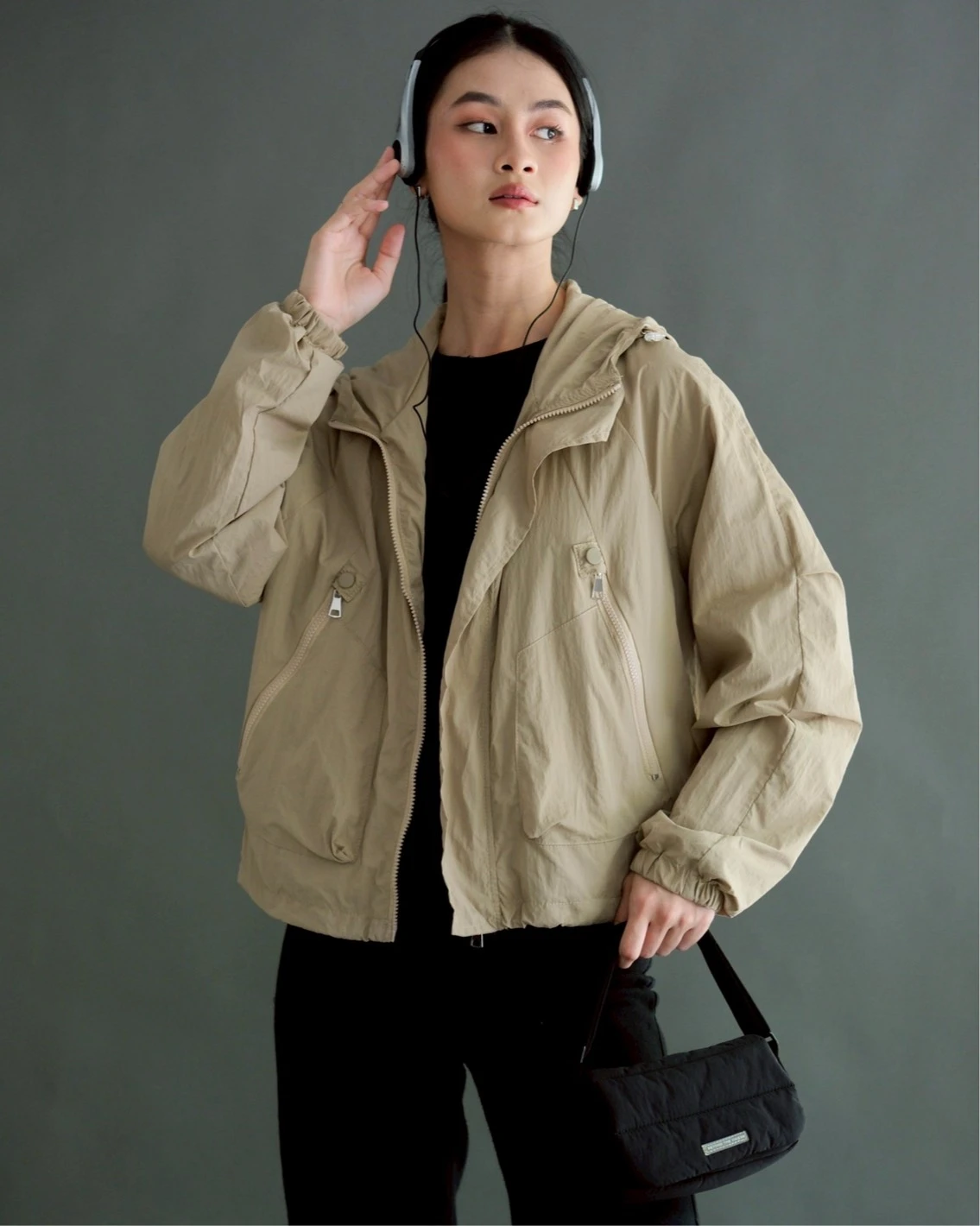 Zakia Jacket Kode 85G Khaki