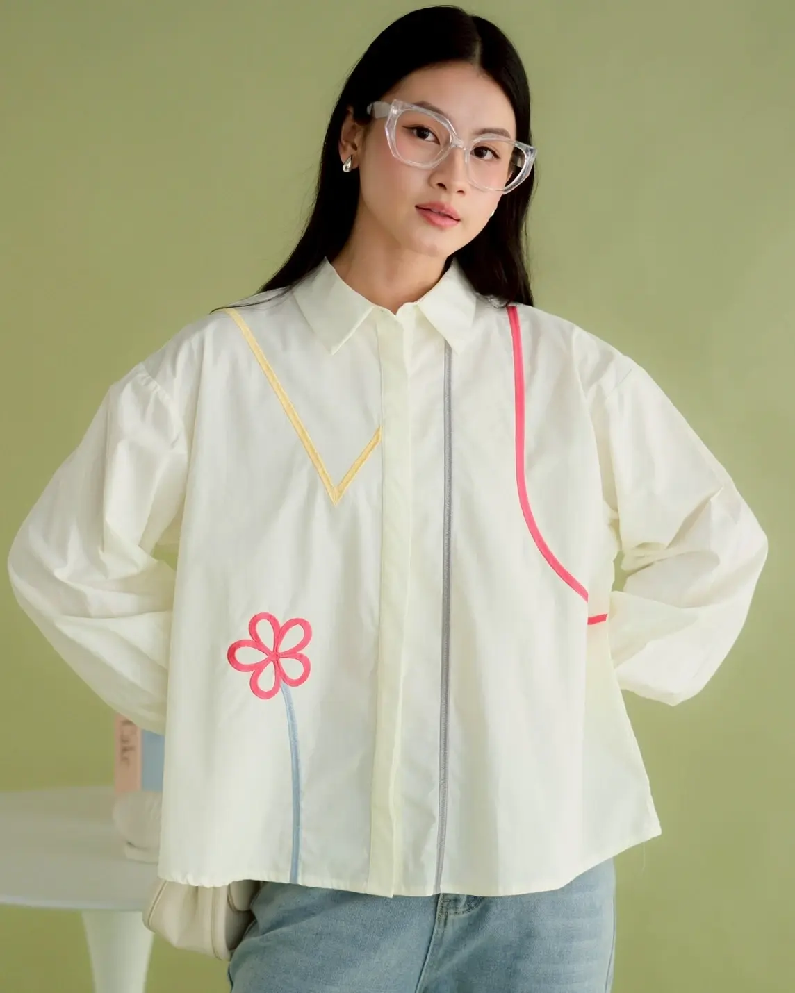 Melvie Shirt Kode 20335 Broken White