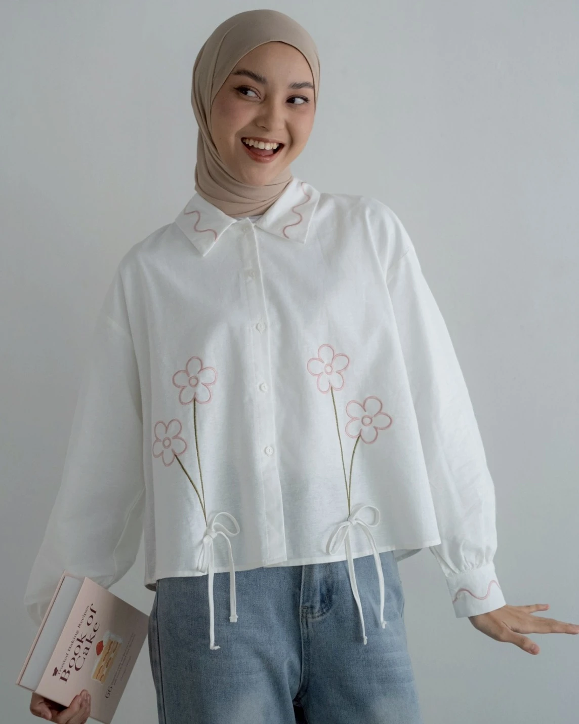 Mosha Shirt Kode 1424 Broken White