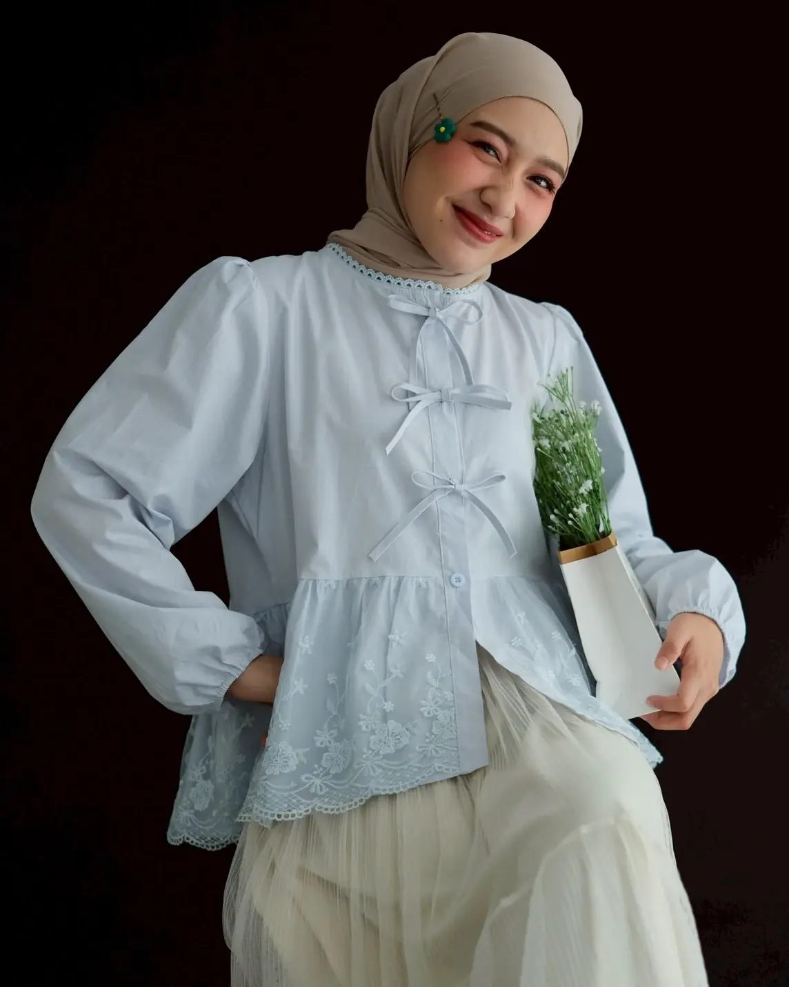 Qayrin Shirt Kode 473G Blue - Image 2