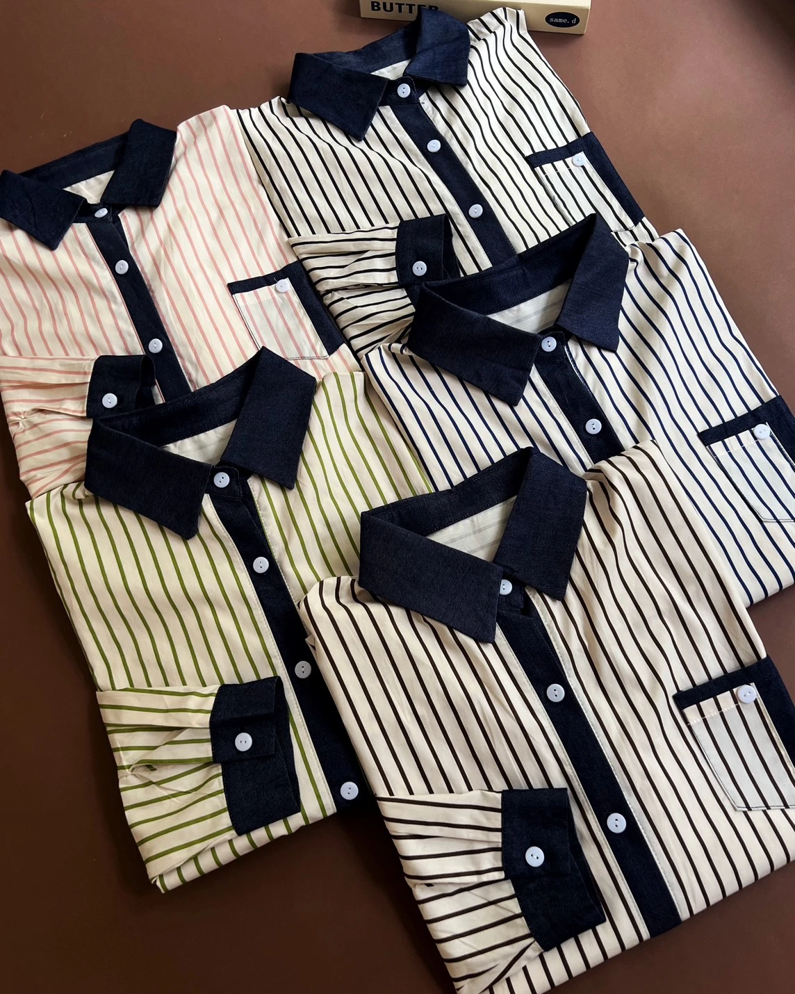 Alternative view of Unami Stripe Shirt Kode 279G Black