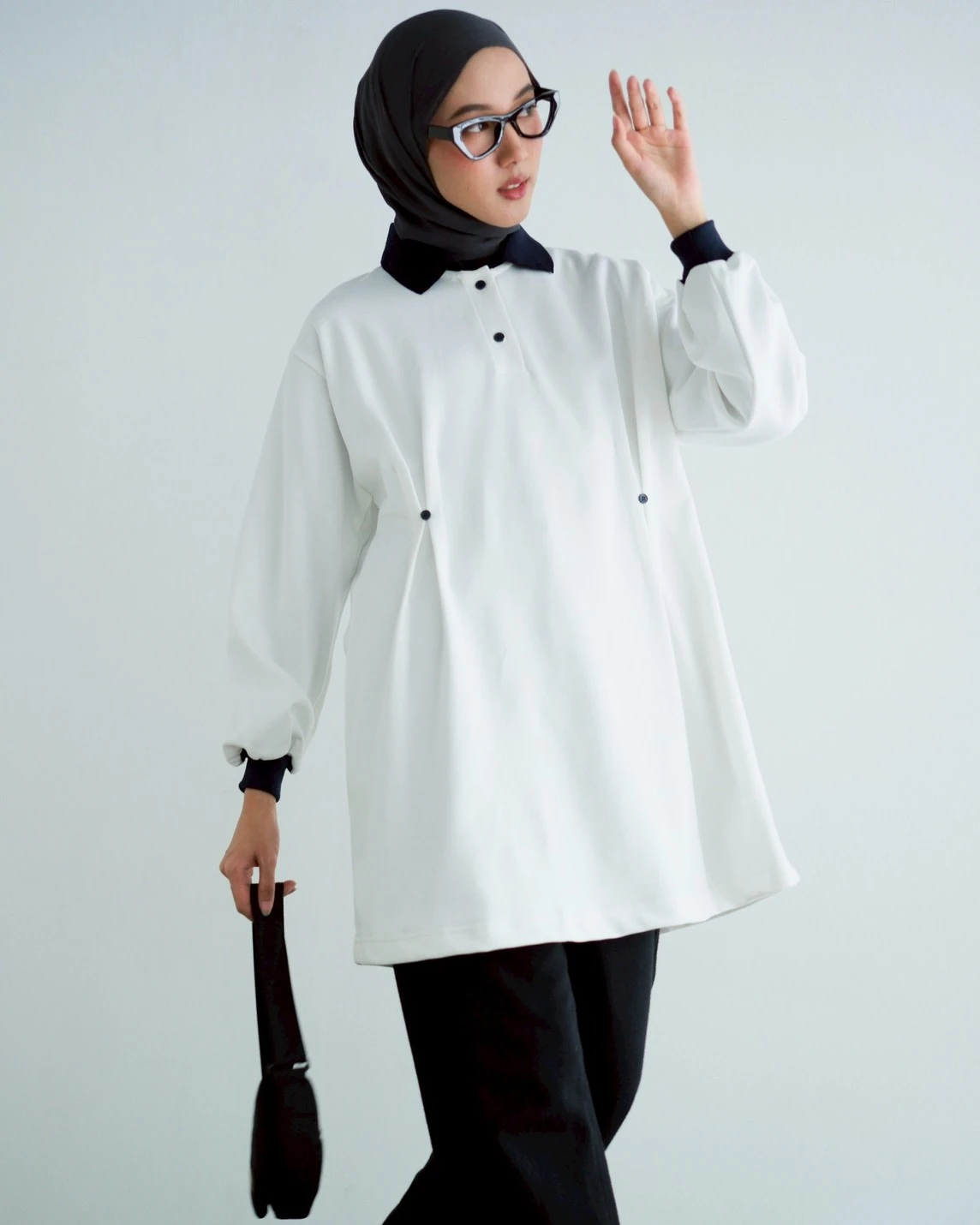 SHENA POLO SHIRT KODE LM 4941 Broken White - Image 3