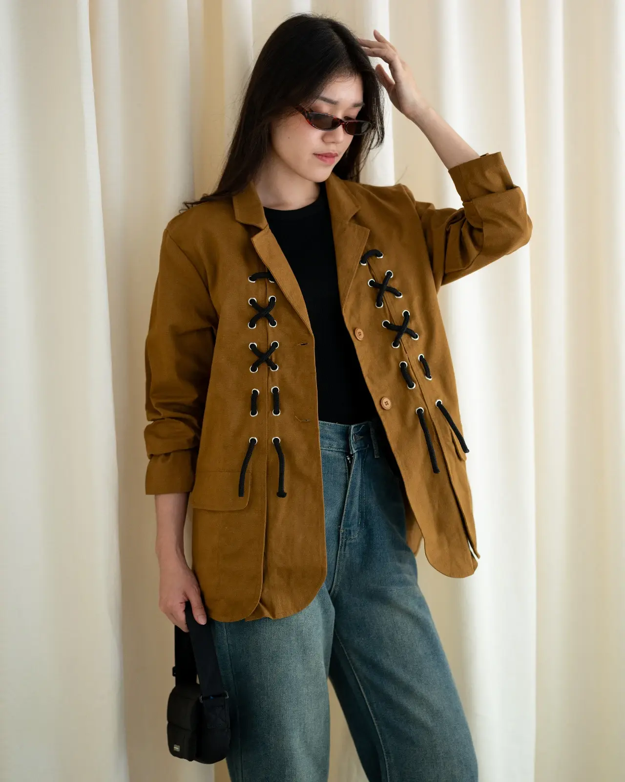 Krista Blazer Cinnamon