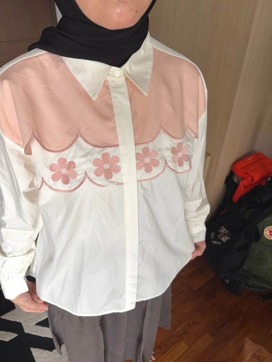 Alternative view of LASERA SHIRT KODE 3302 DUSTY PINK