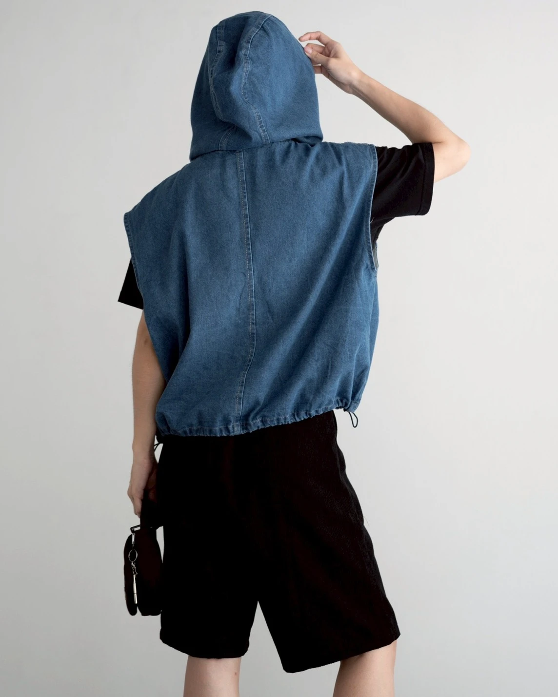 Binsa Denim Hoodie Kode 660G Light Blue - Image 5