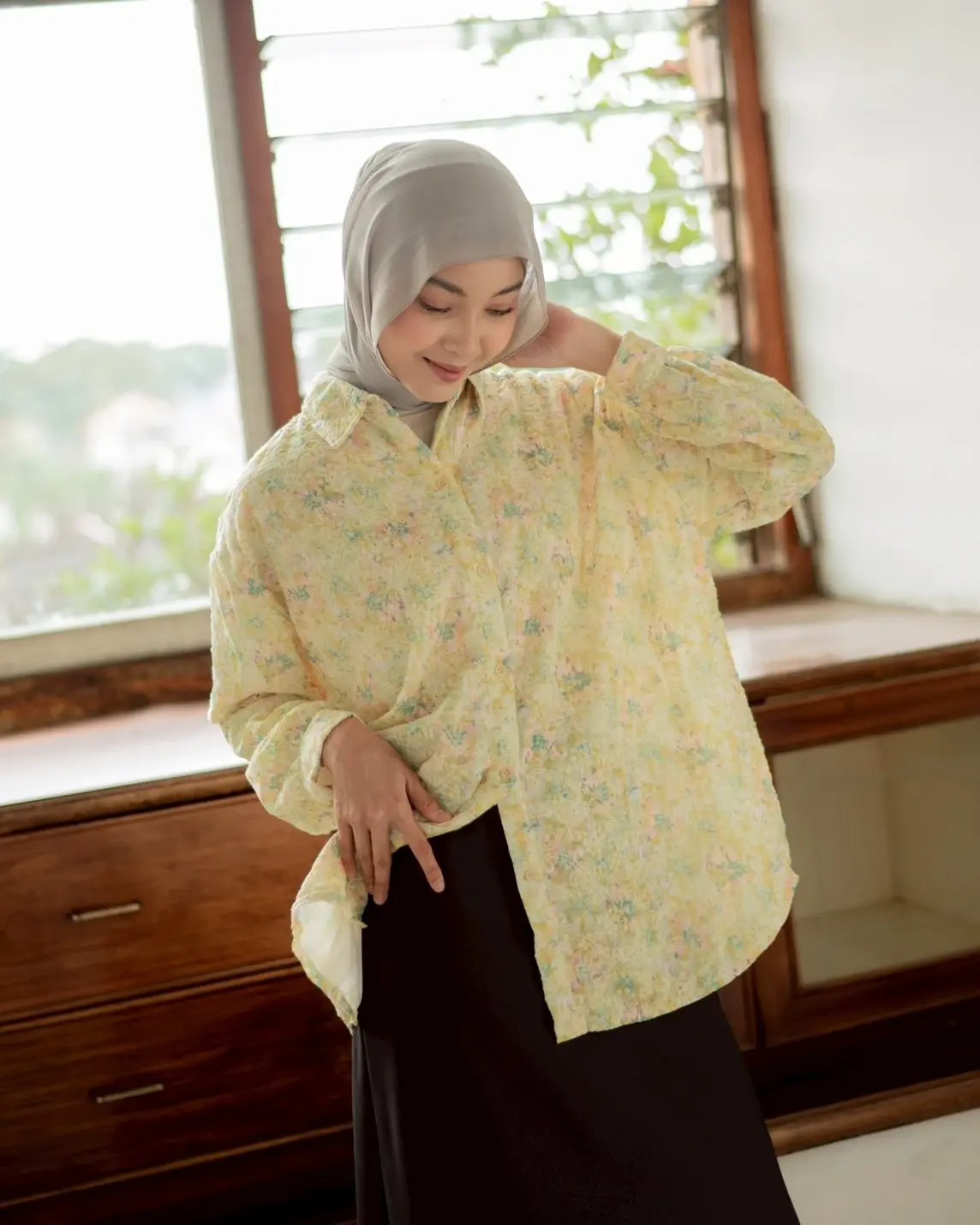 Inesa Shirt Kode Mr 2507-2508 Yellow - Image 2