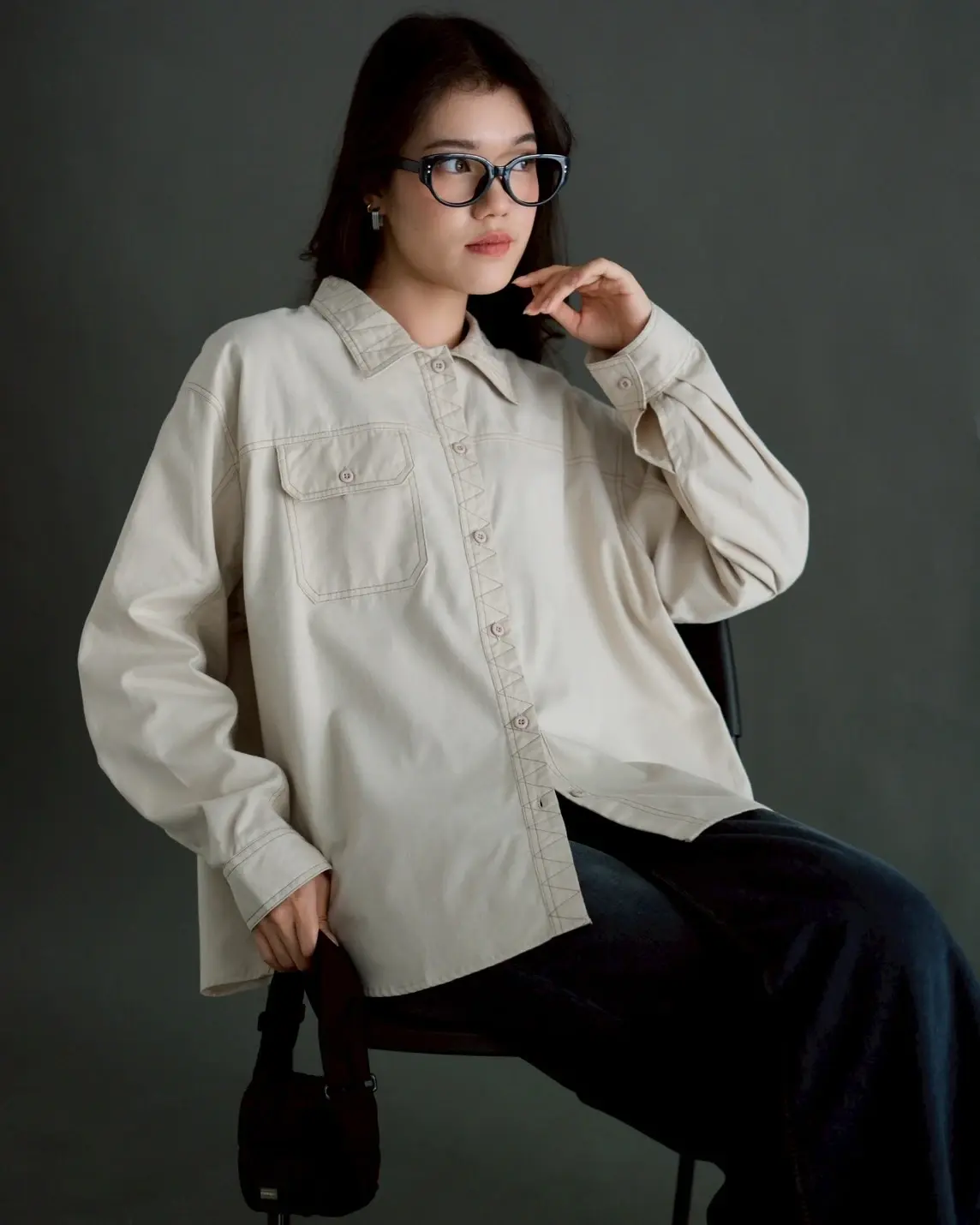 Keiko Shirt Cream - Image 3