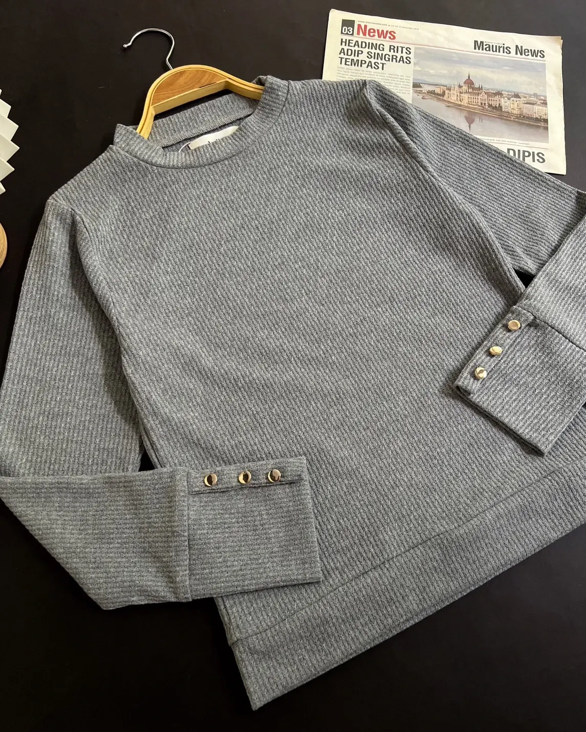 Kina Longsleeve Kode 2569 Grey - Image 3