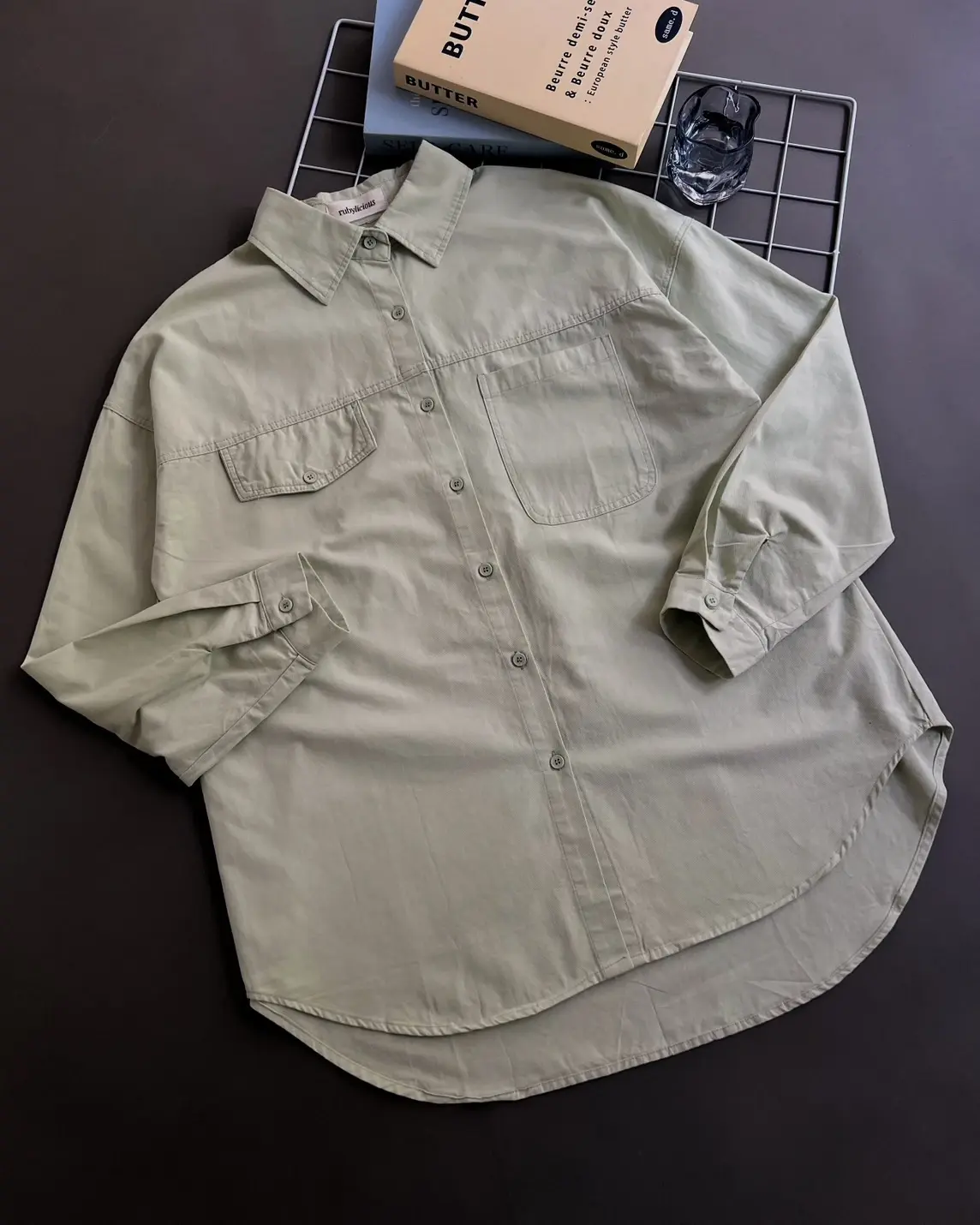 Uzma Shirt Kode 526G Mint