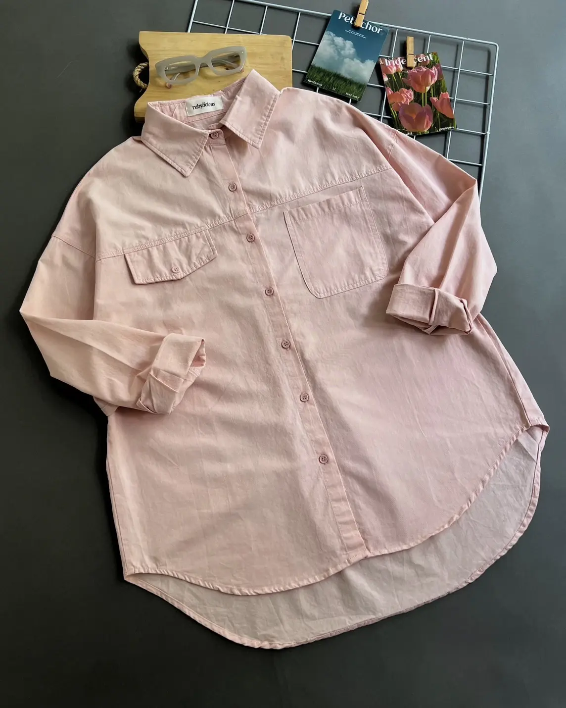 Uzma Shirt Kode 526G Pink