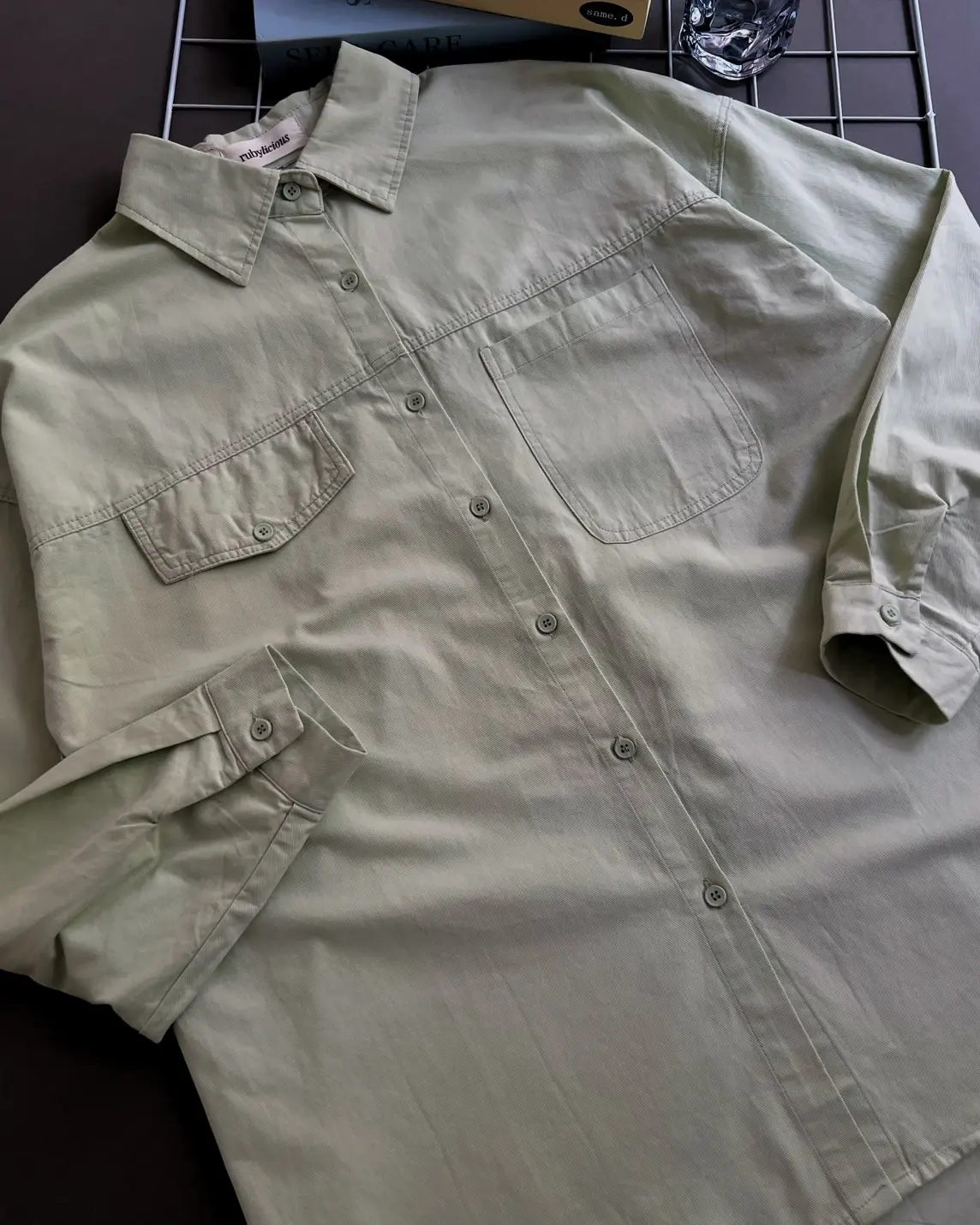 Uzma Shirt Kode 526G Mint - Image 3