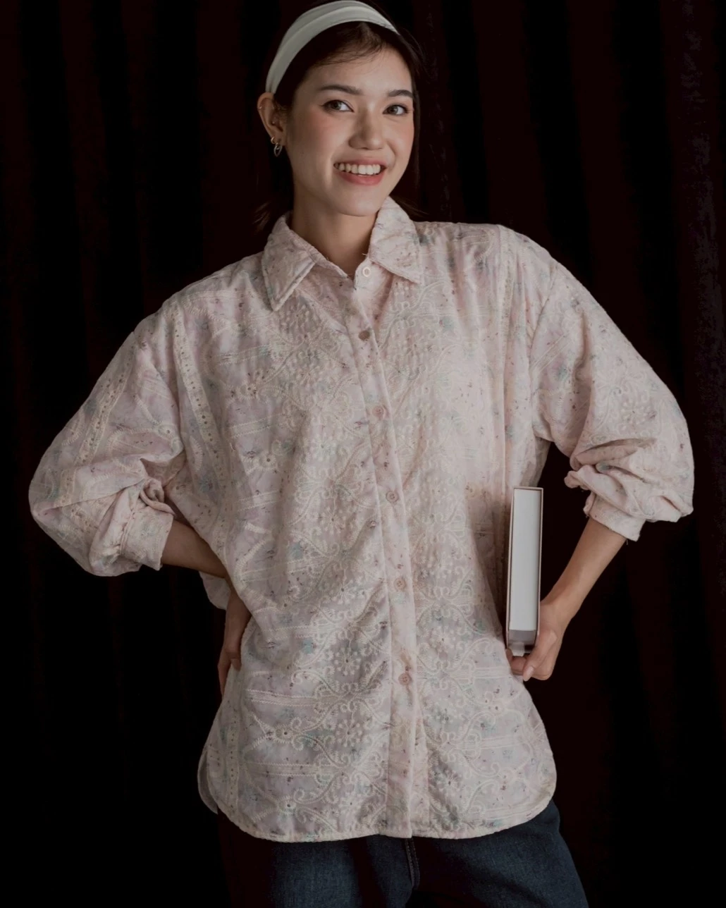 Inesa Shirt Kode Mr 2507-2508 Pink