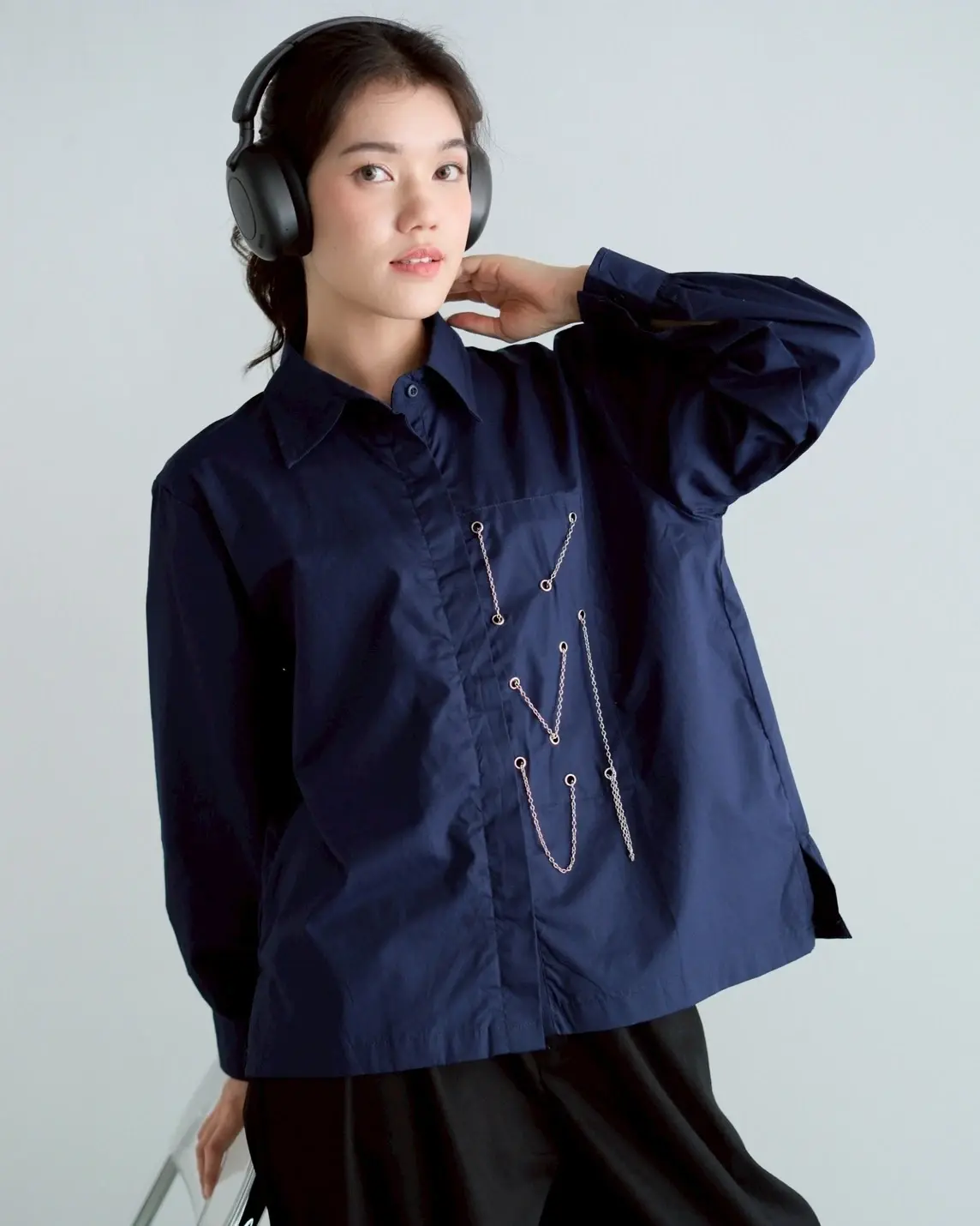 Raze Shirt Navy - Image 3