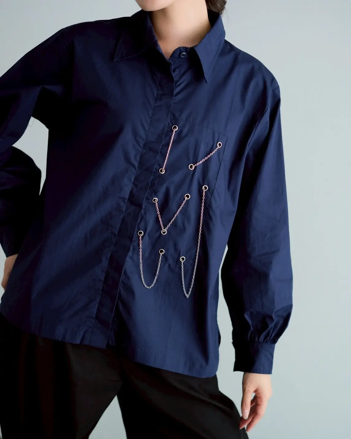 Raze Shirt Navy - Image 2