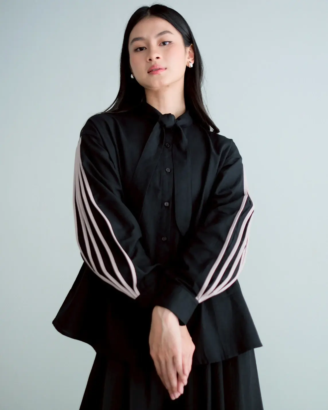Solvka Blouse Kode 1443 Black