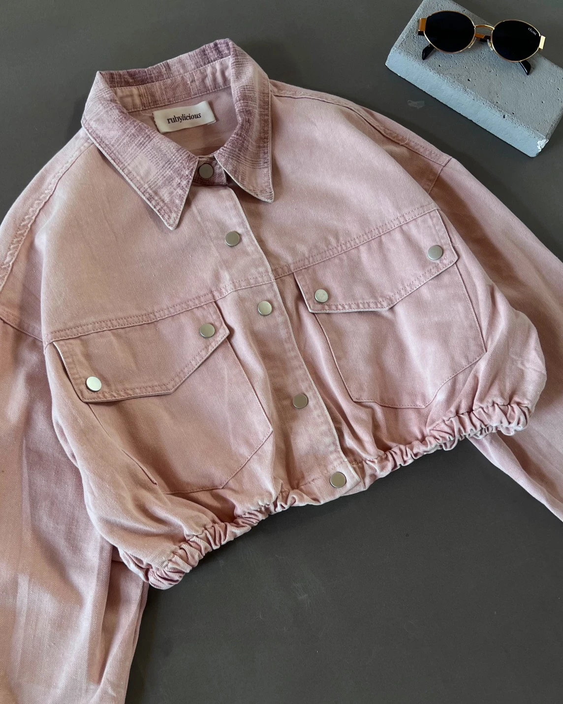 Brela Denim Jacket Kode 547N Pink
