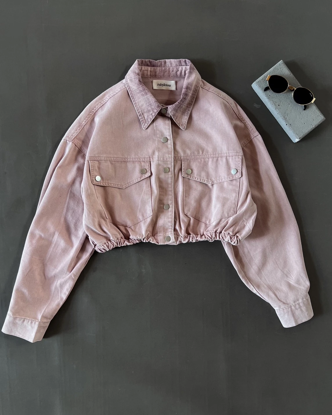 Alternative view of Brela Denim Jacket Kode 547N Pink