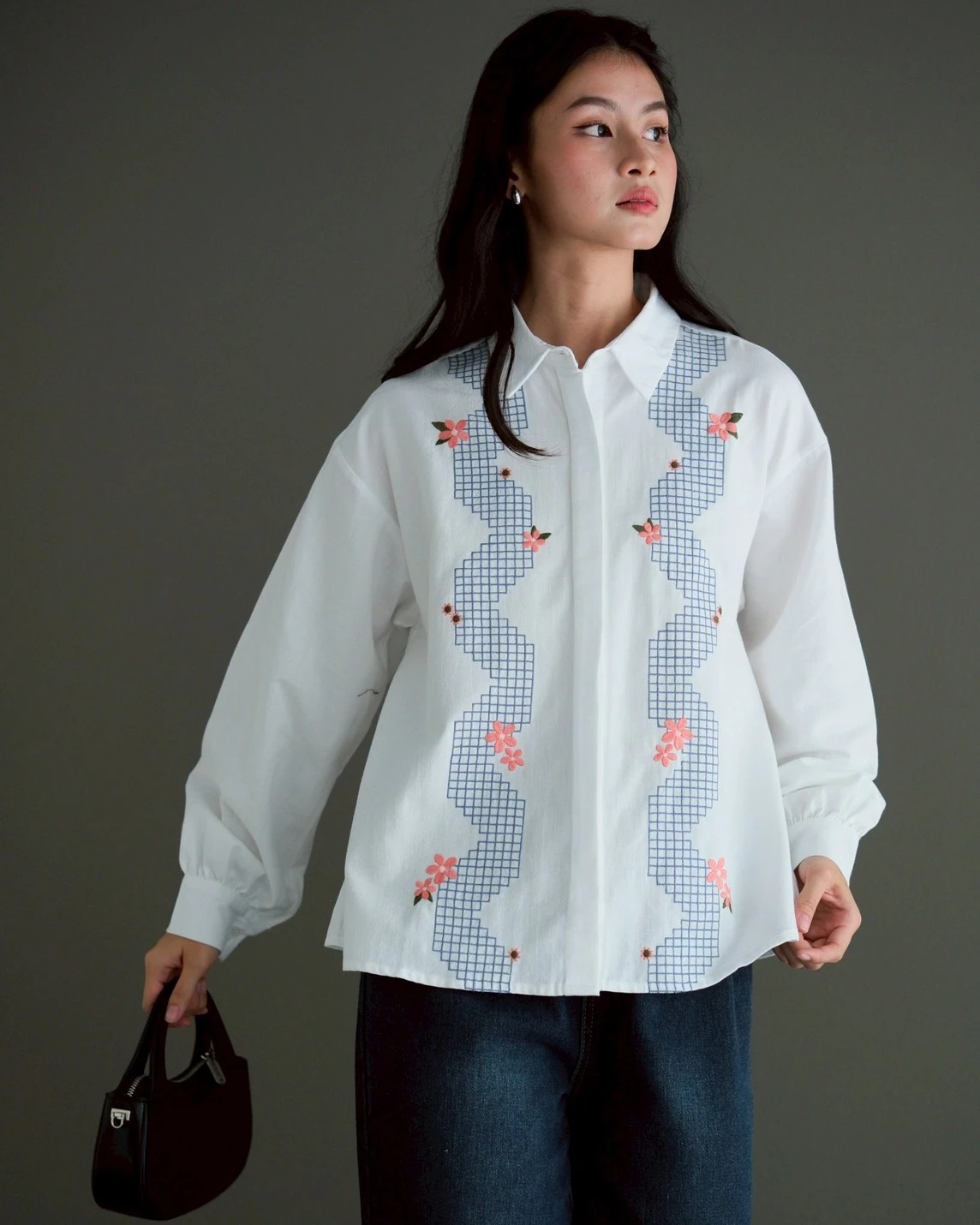 Luni Shirt Kode 80110 Broken White - Image 3