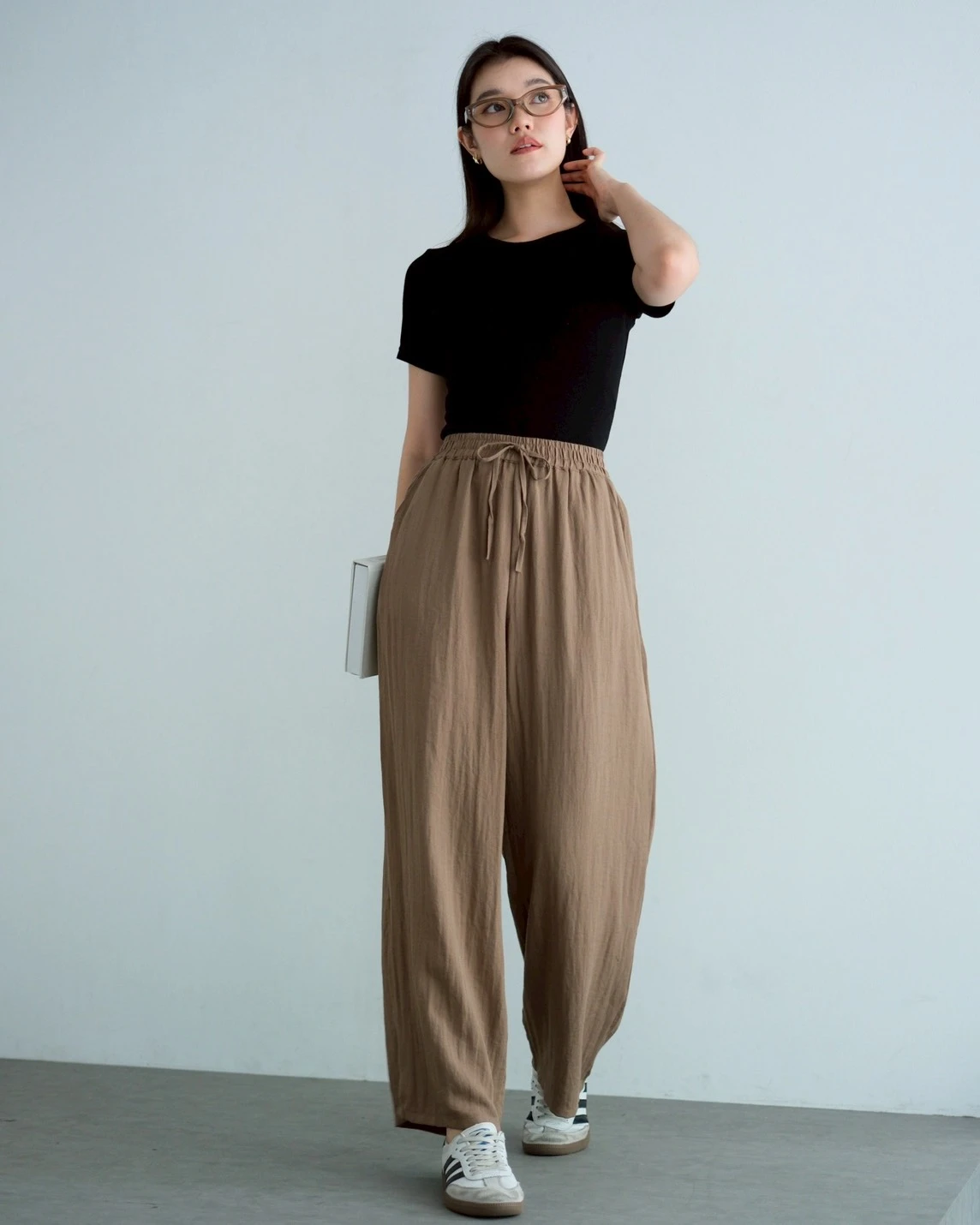 Luvena Cullote Pants Kode 373G Brown - Image 3