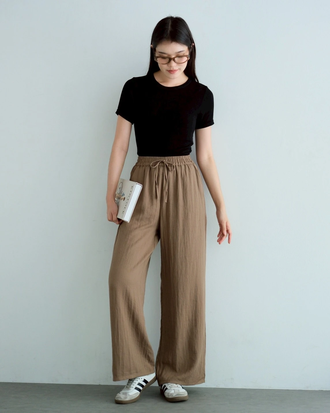 Luvena Cullote Pants Kode 373G Brown - Image 4