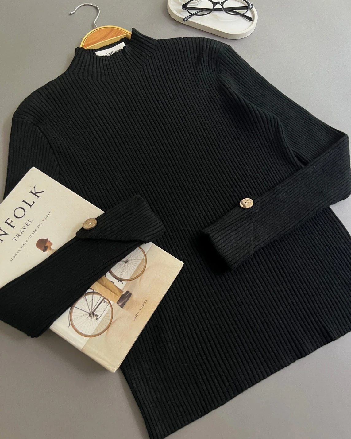 Aine Turtleneck Longsleeve Kode 254G Black
