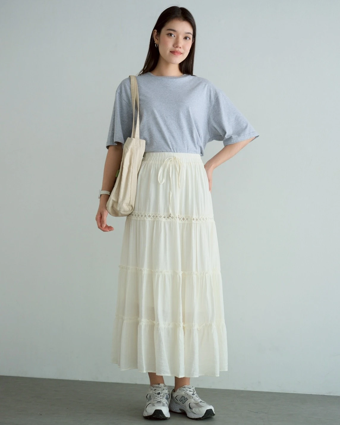 Celmira Skirt Kode 290G Ivory