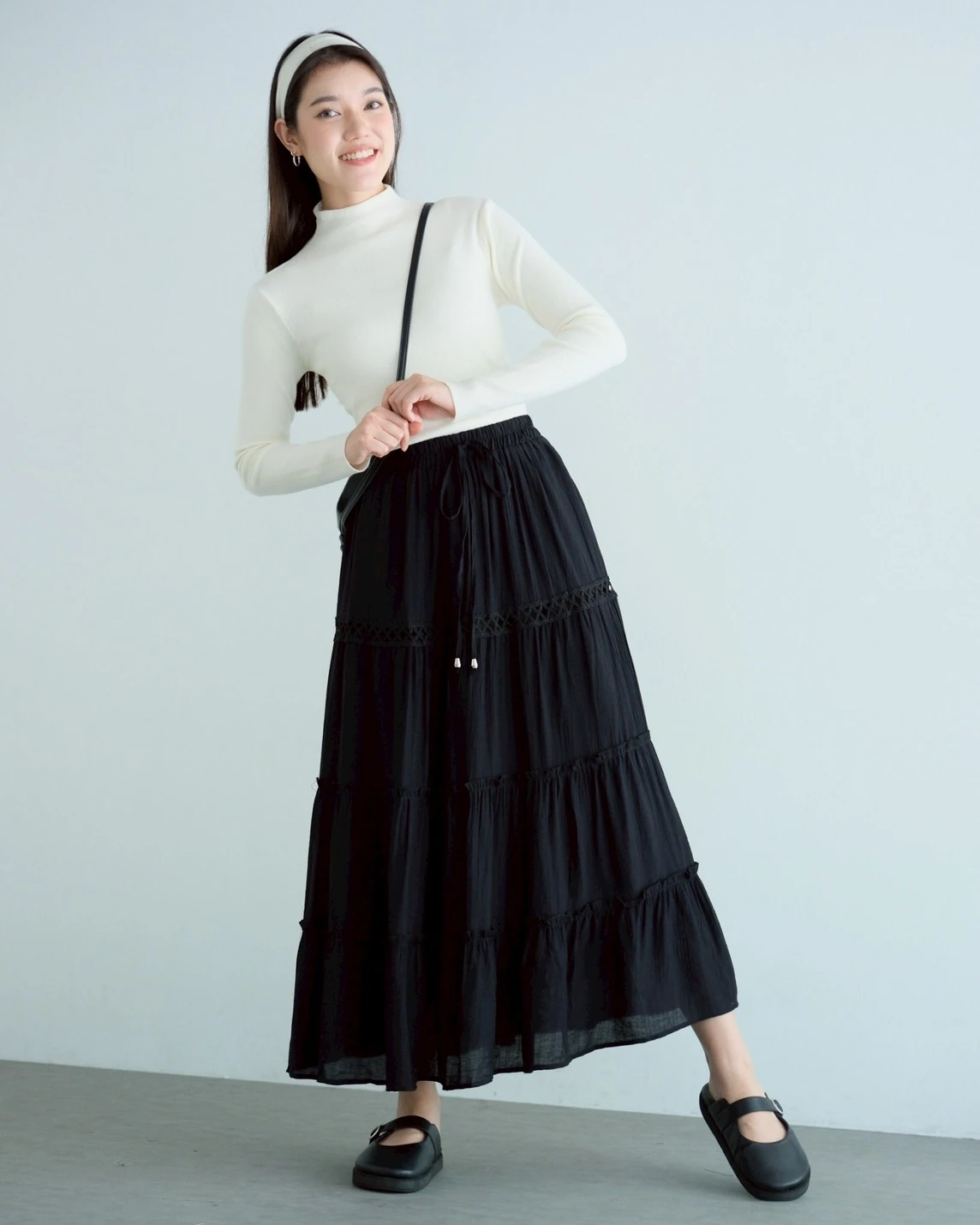 Celmira Skirt Kode 290G Black