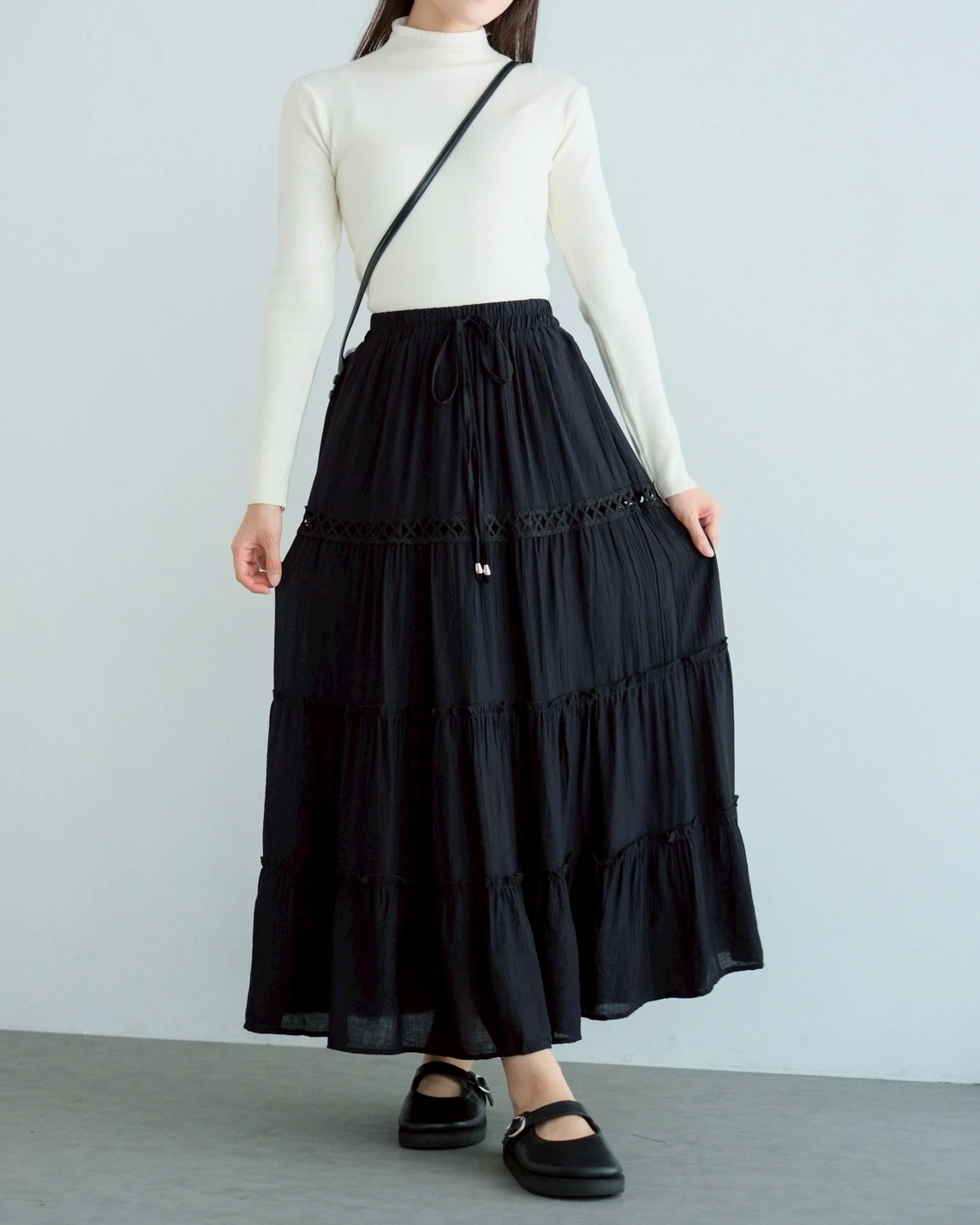 Celmira Skirt Kode 290G Black - Image 3