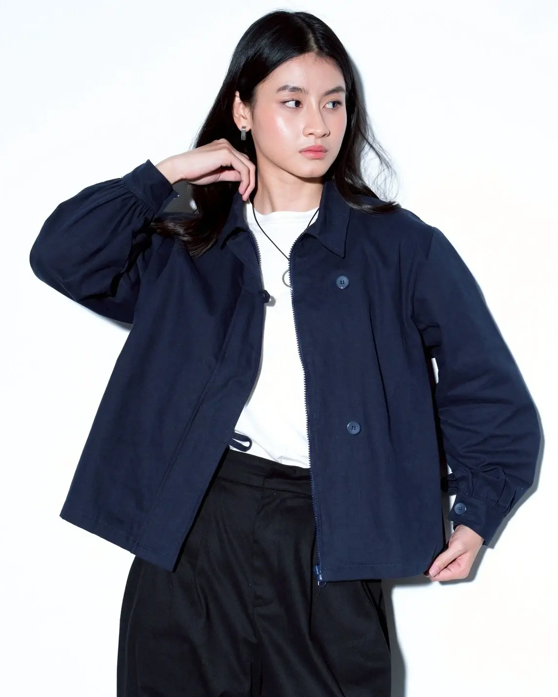 Nichelle Jacket Navy - Image 3
