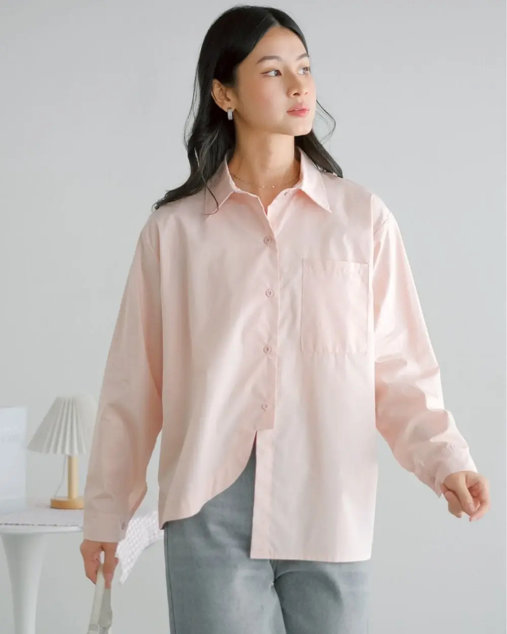 Leony Shirt Dusty Pink - Image 4