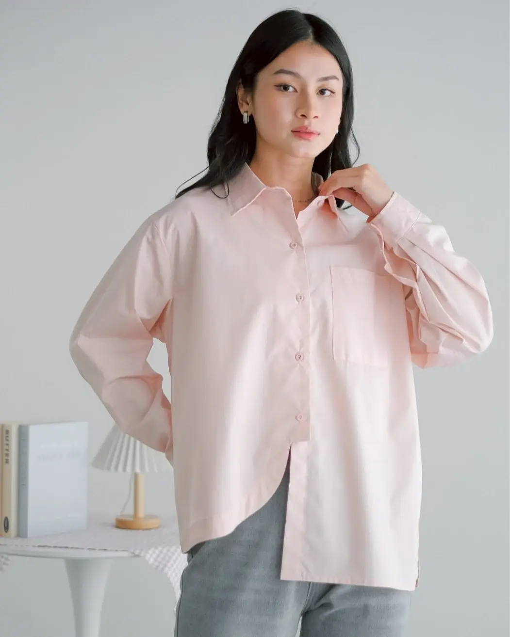 Leony Shirt Dusty Pink