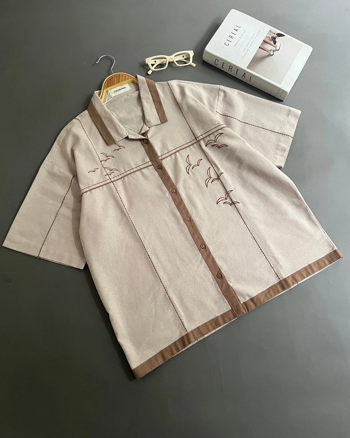 Kyst Shirt Kode 3304 Khaki-Milo
