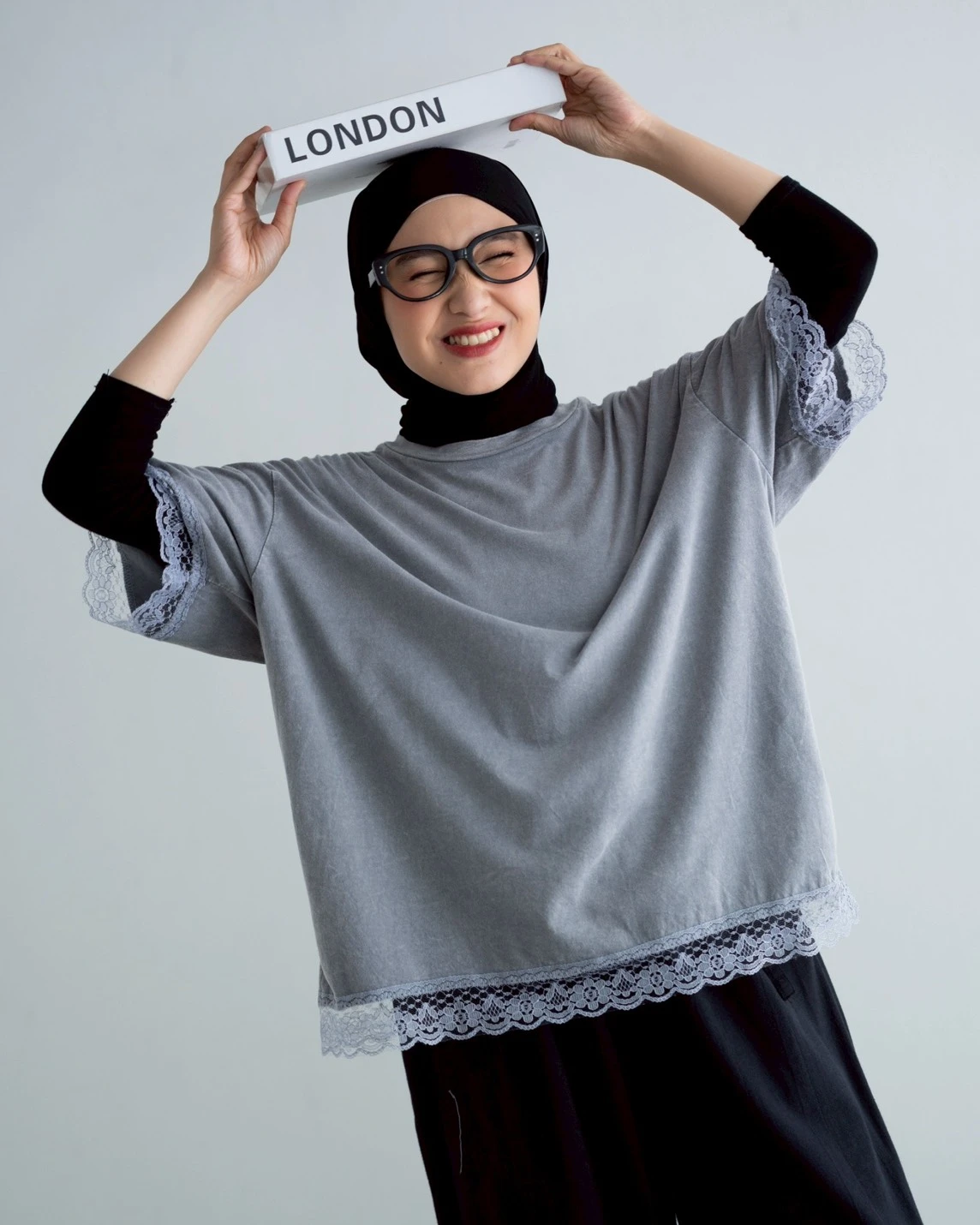 LACIEL T-SHIRT MISTY GREY - Image 3