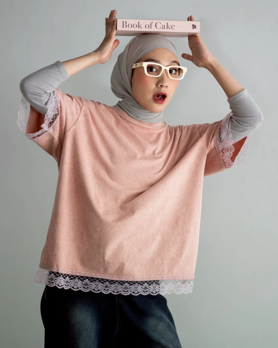 LACIEL T-SHIRT DUSTY PINK - Image 4